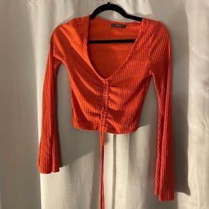 Orange Crop top